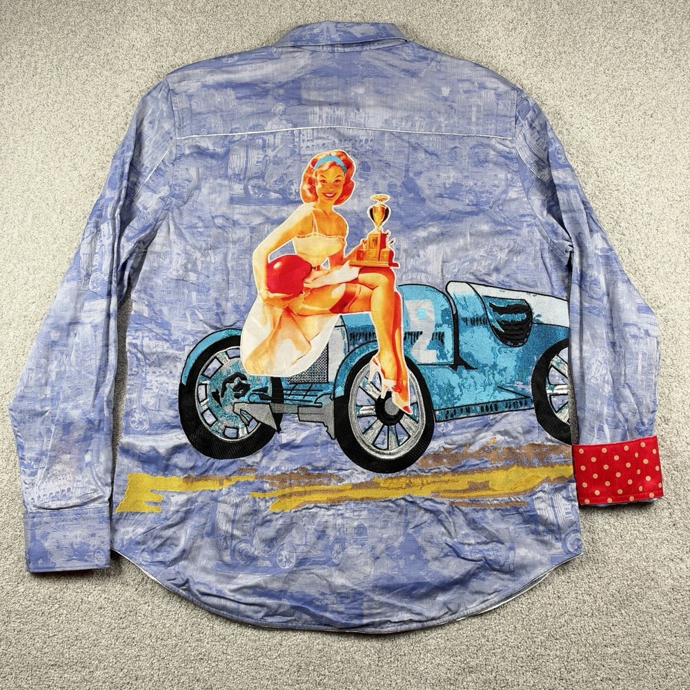NEW Robert Graham SUMMER CRUISING Car Racing Limited Edition Shirt XL